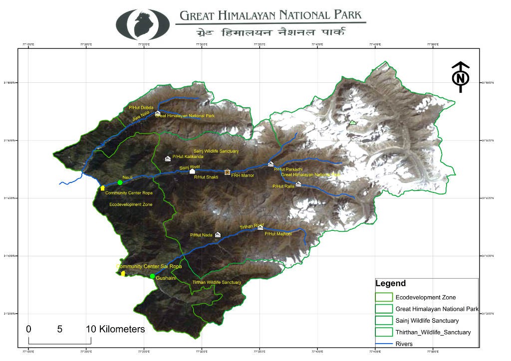GHNP Boundaries: Park Introduction Great Himalayan National Park